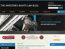 Tablet Screenshot of investorsrights.com